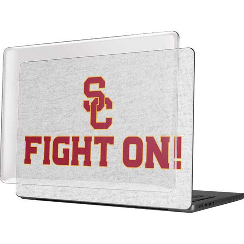 University of Southern California USC Fight On Grey MacBook Pro 14in (2021-24) Case plus Skin